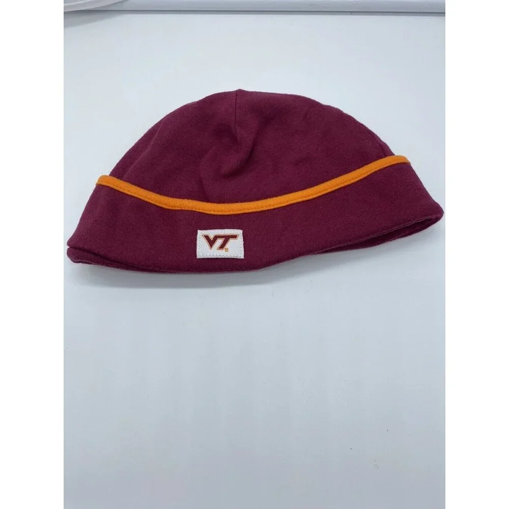 Virginia Tech Hokies Maroon Infant Toddler Knit Beanie Winter Hat Stocking Cap